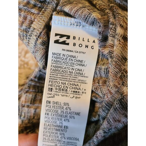 Billabong Women's Wide leg drawstring pants size M - Picture 3 of 5